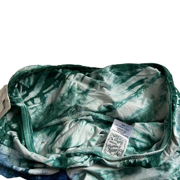 Lucky Brand Green and Blue Bikini Top - Picture 3 of 7